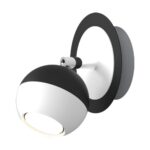 Spot pentru perete sau tavan, Kombi,GU10, Alb-Negru - imagine 2
