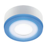Aplica circulara ,105 mm, Alden Led 3W + 3W , Alb - imagine 2