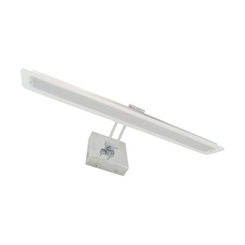 03056 Aplica pentru baie, Amelia, Decorativă SMD, LED Aluminiu/Sticla, 8.5W, Argintiu - imagine 1