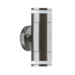 Spot, lampă de perete Taras WLL 2xGU10 inox, IP54, crom mat