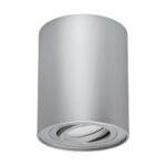Spot Downlight montat la suprafata, TUBA HARY C, GU10, Argintiu - imagine 2