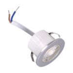 Spot de tavan rotund Fin LED, Plastic, 3W, 230V 50Hz, Argintiu - imagine 2