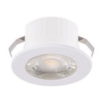 Spot de tavan rotund LED, Plastic, 3W, 230V 50Hz, Alb