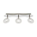 Plafonieră SMD Led pentru interior , Donat Led 3L, 3 x 5 W, Argintiu
