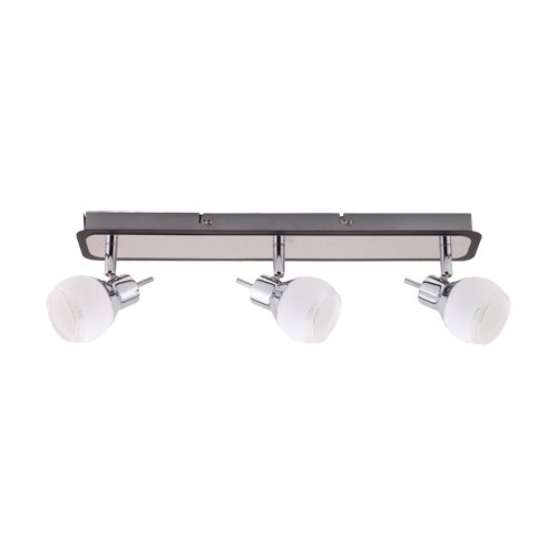 02779 Plafonieră cu 3 surse de iluminat reglabile, Epos G9 , Maro/Crom - imagine 1