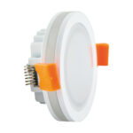 Spot rotund incastrabil pentru tavan , Goti Led C, Aluminiu/Sticla, 5W, Alb