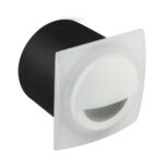 Spot dreptunghiular iluminat scară SMD LED, decorativ, Kami Led D, 3,5 W, Alb