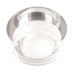 Spot SMD LED cu ochi rotund din sticlă, IZA LED C, 6 W , Argintiu