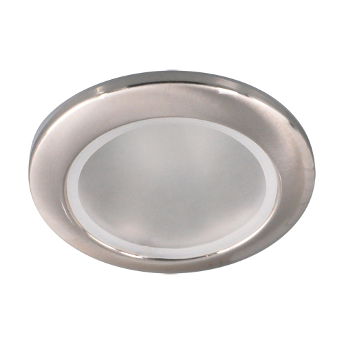 03182 Rama spot rotund decorativ pentru baie , Viki C , GU10, Crom Mat - imagine 1
