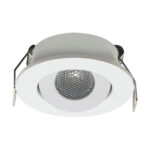 Spot de tavan cu ochi rotund, incastrat,  POWER LED MATI LED C 1,5W , Alb