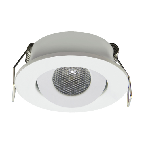 03736 Spot de tavan cu ochi rotund, incastrat, POWER LED MATI LED C 1,5W , Alb - imagine 1