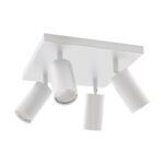 Plafonieră cu 4 spoturi reglabile , Struhm , Manam 4x Gu10 4D, Alb