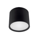 Spot Downlight montat la suprafata, circular, TUBA ROLEN SMD LED, 10W, Negru