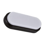 Plafoniera ovala led pentru exterior sau interior, ABS, SMD LED,  Aron Led L, 18 W, Negru