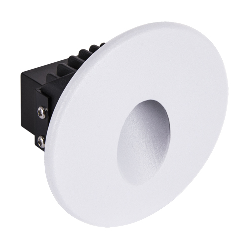 03905 Spot rotund, incastrat, Cob Led pentru ilumunat scara, Azyl Led C, 1,6 W, Alb - imagine 1