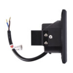 Spot pătrat, încastrat, Cob Led pentru ilumunat scara, Kurs Led D, 1,6 W, Negru - imagine 2