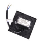 Spot pătrat, încastrat, Cob Led pentru ilumunat scara, Kurs Led D, 1,6 W, Negru - imagine 3