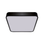 Plafoniera led patrata pentru interior, TOTEM LED D, 24 W, Negru