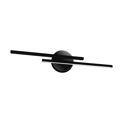 03971 Aplică Led pentru baie cu 2 surse de lumină , GRACJA LED 2X7W, Negru - imagine 1