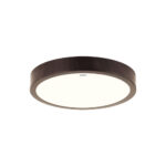 Plafonieră rustică rotundă ,Atut Led Wenge C, 18 W , Maro