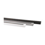 Șina conector pentru spoturi LED, Monofazata ,1 metru , Aluminiu, TRACK 1M , Negru