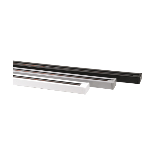 02437 Șina conector pentru spoturi LED, Monofazata ,2 metri , Aluminiu, TRACK 2M , Negru - imagine 1