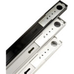 Șina conector pentru spoturi LED, Monofazata ,2 metri , Aluminiu, TRACK 2M , Negru - imagine 2
