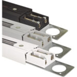 Șina conector pentru spoturi LED, Monofazata ,2 metri , Aluminiu, TRACK 2M , Negru - imagine 3