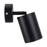 Spot tavan sau perete, Reglabil, Diametru 70 mm , Aluminiu, Bemol SPT, GU10, Negru - imagine 2
