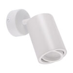 Spot tavan sau perete, Reglabil, Diametru 70 mm , Aluminiu, Bemol SPT, GU10, Alb