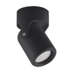 Spot tavan sau perete, Reglabil, Diametru 76 mm , Aluminiu, Domen SPT, GU10, Negru