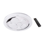 Plafoniera moderna cu telecomandă, Slim , 39 cm , SmartGlow Drops Led C,  24W, Alb