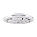 Plafoniera moderna cu telecomandă, Slim , 490 mm , Drops Led C,  48W, Alb - imagine 3