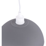 Pendul suspendat, 29 cm ,  Soclu E27 , INKA GREY 29, Gri - imagine 2