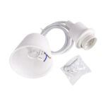 Pendul suspendat, 29 cm ,  Soclu E27 , INKA GREY 29, Gri - imagine 3
