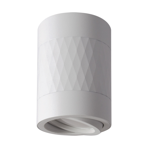 04025 Spot de tavan montat la suprafață, Piano Downlight, GU 10, Alb - imagine 1
