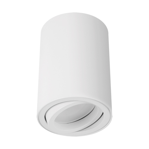03537 Spot de tavan reglabil, Cilindru , Diametru 70 mm , Bemol Downlight, GU 10, Alb - imagine 1