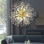 Lustra asimetrica , Gold Flower ,G9  Auriu