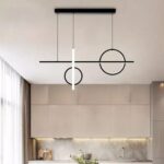 Lustra suspendata Led , Wheels Led , 36 W, Metal si Acril , Negru