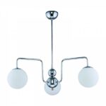 Lustra clasica, 3 surse de lumină,  Soclu E14 , 40W, GAJA 1700 GJ 3 Jupiter, Alb