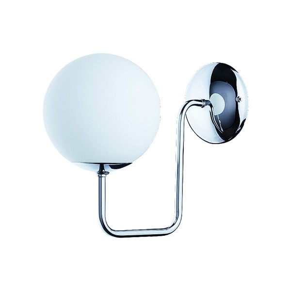 1702 Lampa de perete cu 1 sursa de lumina GOJA 1702 GJ K Jupiter, 40W, E14, Alb - imagine 1