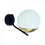 Lampa de perete cu 1 abajur SANTA 1721 , E14, Jupiter, Alb