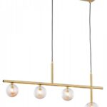 Candelabru modern, 4 surse de lumină,  Soclu G9, NEPTUN 1899 , Jupiter , ARGINTIU