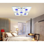Lustra Fluture cu telecomanda , 55 cm, Lightman , SMD Led, 115W , Alb