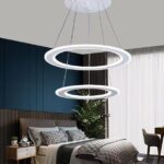 Lustră circulară cu telecomandă , Lightman F184+5 , SMD Led, Alb