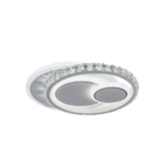 Plafoniera Amelia LED rotunda , Diametru 25 cm, 36 W, Alb