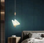 Lustra fluture cu un design modern, SMD Led , Lumina calda, rece si neutra, Auriu - imagine 4
