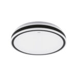 Plafoniera led cu ramă neagră, Aurelia LED C, 38 cm ,24 W, Alb/Negru