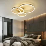 Lustra LED Betul Gold Circle cu telecomanda, 16060 lm , SMD Led, Auriu - imagine 3