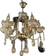 Candelabru Vintage ,5 Surse de lumina, Auriu - imagine 2